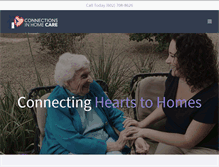 Tablet Screenshot of connectionsinhomecare.com